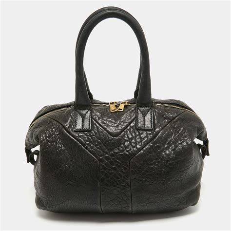 yves saint laurent boston bag easy lock studs|YSL Saint Laurent Easy Lock Black Leather Studs Boston bag.